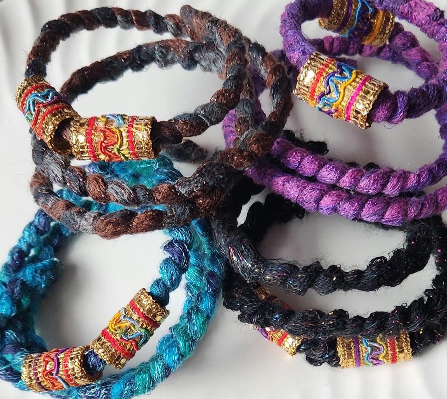 Spiral Hair Wrap - Etsy
