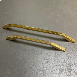 160mm, Modern Curved, Cabinet Handles, Wardrobe Handles, Elegant Modern Black Pulls Handles, Dresser Knobs, gold cabinet handle, gold handle