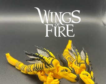 Wings of fire Dragon articulated hive wing 3D print