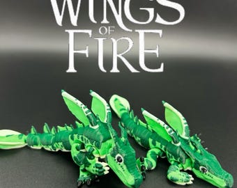 Wings of fire Dragon gegliederte Blattflügel 3D-Spielzeug