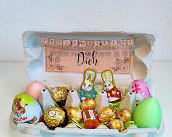 Easter Nest DIY Printable – Creative decoration for a 10- and 6-egg box
