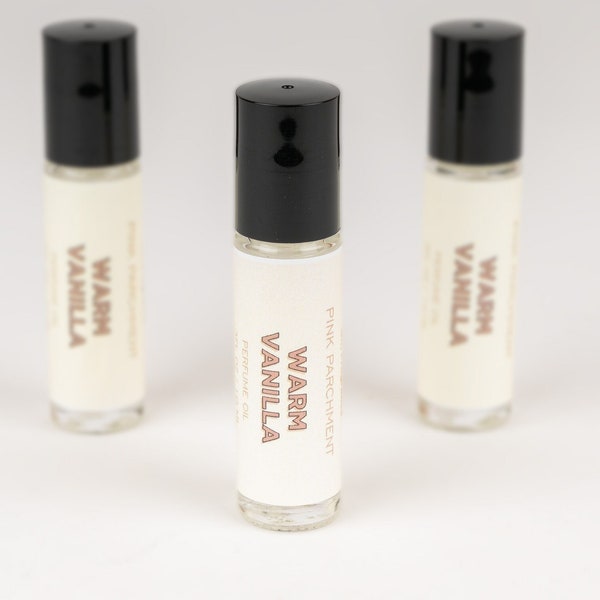 Warm Vanilla Perfume Oil - Perfume For Women, Gift For Her, Mothers Day Gift, Stocking Stuffer