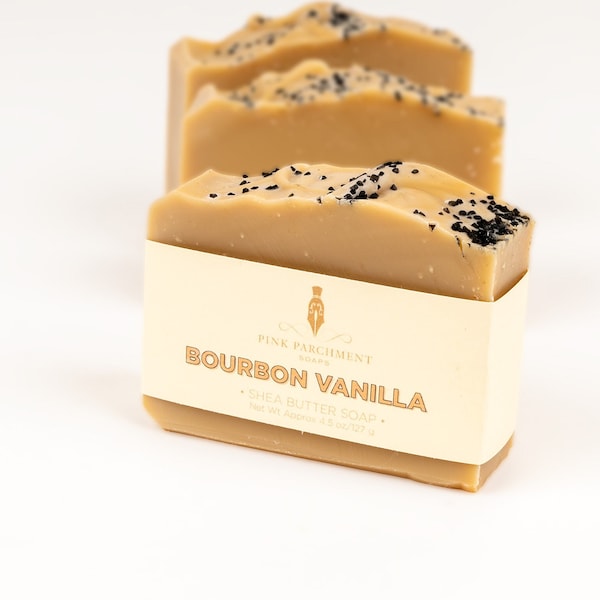 Savon à la vanille bourbon - cadeau Saint Valentin pour lui - cadeau bourbon - cadeau fête des pères - cadeau petit ami