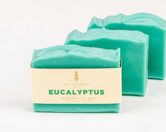Eucalyptus Essential Oil Soap | All  Natural Bar Soap | Essential Oil Soap | Cold Process Soap | Vegan Soap