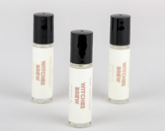 Witches Brew Perfume Oil - Patchouli Perfume Oil, Roll On Perfume Oil, Patchouli and Spice, Unisex, Perfect for Fall