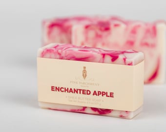 Enchanted Apple Soap - Soap For Women, Cold Process Soap Bar, Luxury Soap, Pretty Soap, Gift For Her