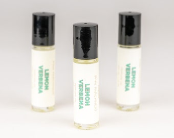 Lemon Verbena Roll On Perfume Oil -  Spring Perfume, Vegan Perfume, Natural Perfume