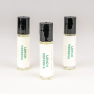 Lemon Verbena Roll On Perfume Oil -  Spring Perfume, Vegan Perfume, Natural Perfume