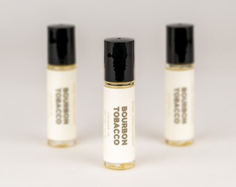 Bourbon Tobacco Roll On Cologne - Cologne For Men, Bourbon Cologne, Tobacco Cologne, Boyfriend Gift