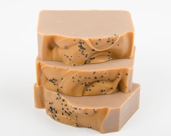 Bourbon Vanilla Soap - Set of 3 Soaps - Soap for Men -Stocking Stuffer For Men