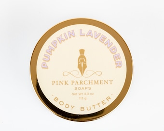 Pumpkin Pie and Lavender Body Butter - All Natural - Whipped Body Butter - Perfect for fall / Autumn