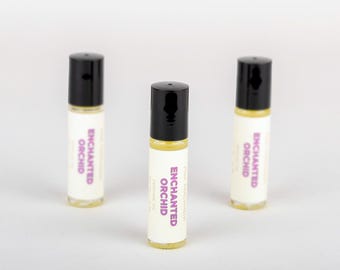 Enchanted Orchid Perfume Oil Roll On - Long Lasting Exotic Floral