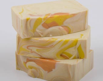 Mango Soap - Handmade Soap - Cold Process Soap - Shea Butter Soap - Natural Soap