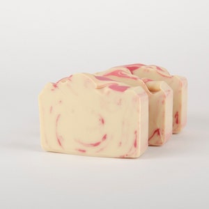 Cherry Almond Soap Handmade Soap, Gift Soap, Soap for Women, Vegan Soap, Stocking Stuffer image 3
