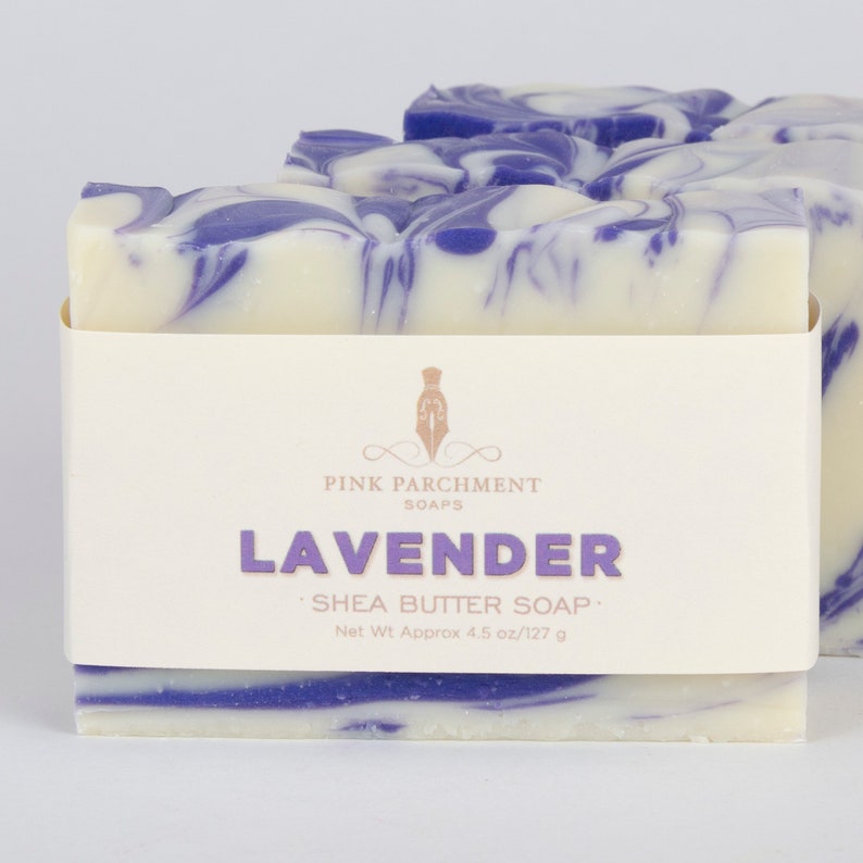 Lavender Soap  1 One All Natural Soap Bar Lavender image 1