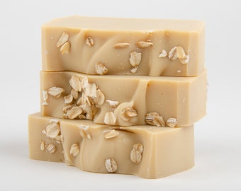 Oatmeal Milk & Honey Goatsmilk Soap - Gift Set (3 or 4 Bars)
