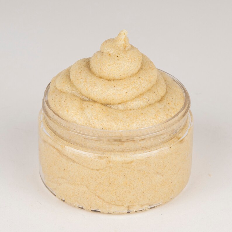 Vanilla Bean Sugar Scrub Emulsified Sugar Scrub made with Shea butter, Mothers Day Gift, Stocking Stuffer image 1