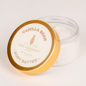 Vanilla Bean Body Butter - Vanilla Body Butter, Whipped Body Butter, Shea Butter Body Butter, Aloe Vera Body Butter