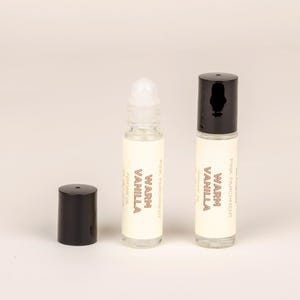 Warm Vanilla Perfume Oil: Vegan Roll-On Perfume (10 ML)