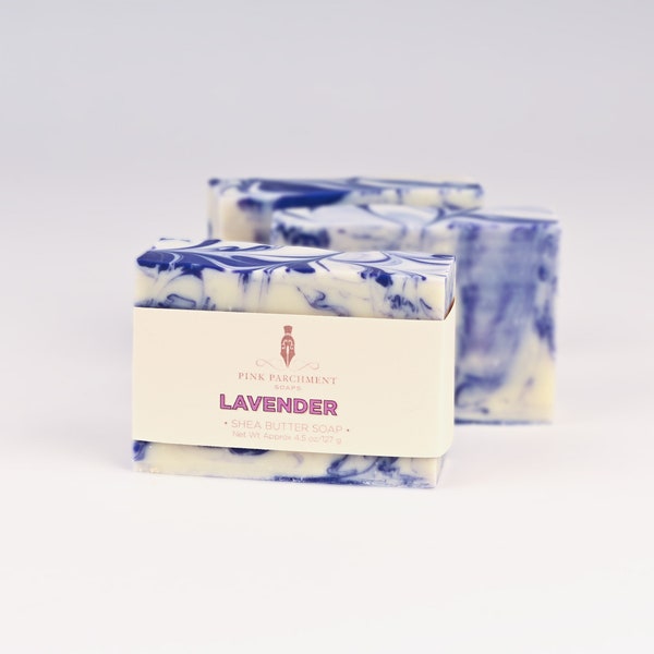 Lavender Bar Soap - All Natural Soap - Mothers Day Gift - Valentines Day Gift