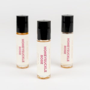 Honeysuckle Rose Perfume Oil - Spring Perfume Oil, Perfume for women