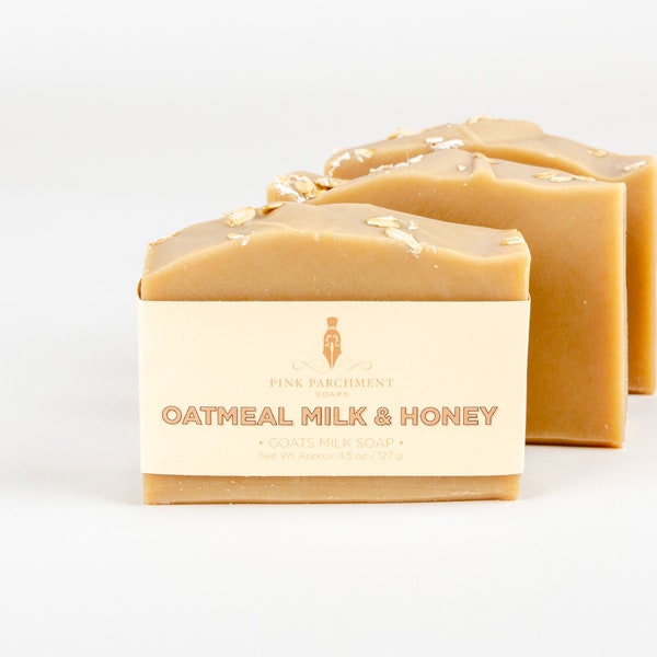 Oatmeal Milk & Honey Goatsmilk  - Cold Process Soap