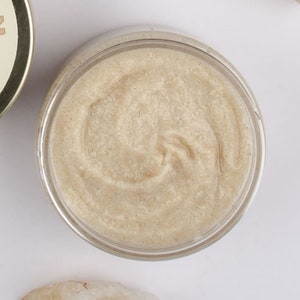 Vanilla Bean Sugar Scrub Emulsified Sugar Scrub made with Shea butter, Mothers Day Gift, Stocking Stuffer image 3