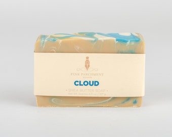 Cloud Bar Soap - Homemade  Bar Soap - Vegan - Cold Process - Stocking Stuffer