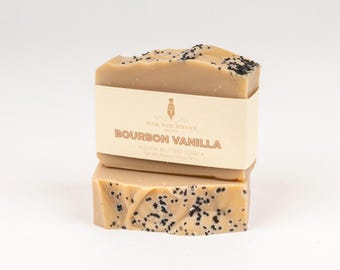 Bourbon Vanilla Soap - Handmade Fathers Day Gift - Great for Sensitive Skin