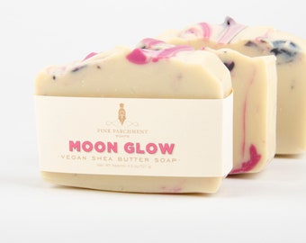 Moon Glow Homemade Soap - Shea Butter Soap - Luxury Bar Soap - Gift for Her - Stocking Stuffer