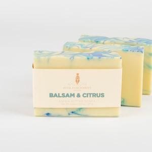 Balsam & Citrus Bar Soap - Unique gifts for Him - Soap for Men - Fall Soap - Stocking Stuffer