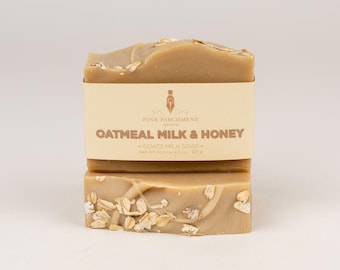 Oatmeal Milk & Honey Goatsmilk Soap – Handmade Cold Process