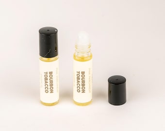 Bourbon Tobacco Roll On Cologne: Cedarwood Scent - 0.3 oz