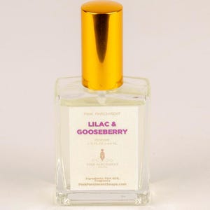 Lilac and Gooseberry Perfume - Spray On Perfume 1.5 oz - Yennifer Perfume, Cosplay Gift For Her