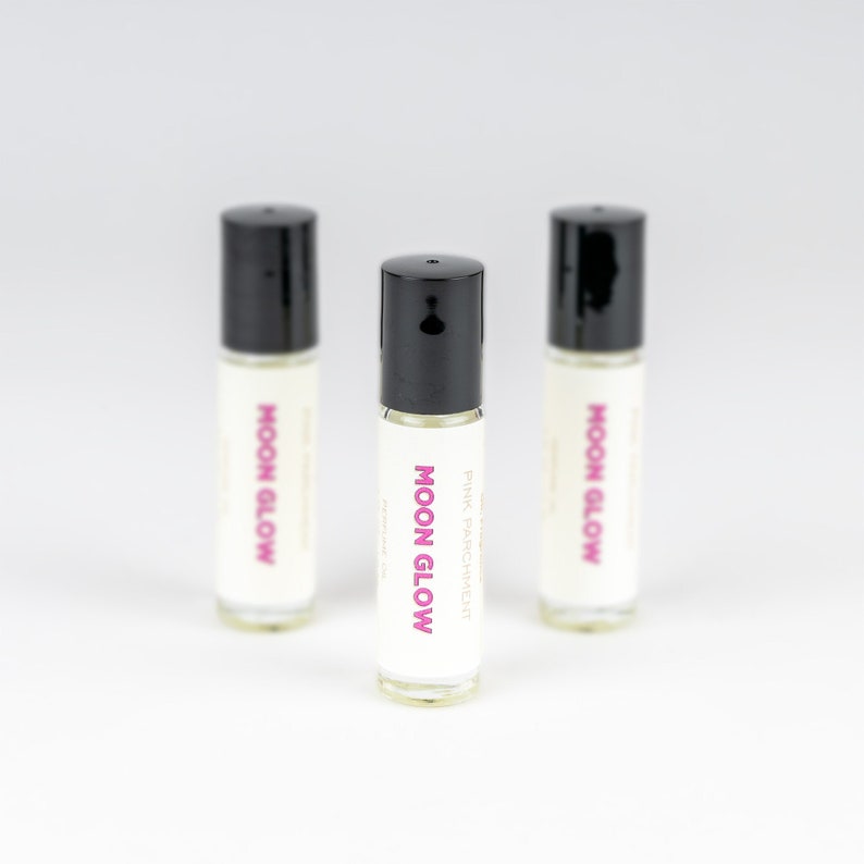 Moon Glow Roll On Perfume Oil Lavender, Violet, Musk Perfume image 1