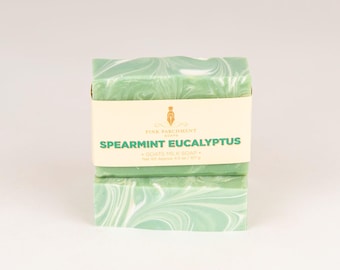 Spearmint Eucalyptus Goats Milk Soap - Luxurious Handmade soap