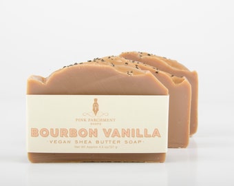 Bourbon Vanilla Soap - Fathers Day Gift, Boyfriend Gift
