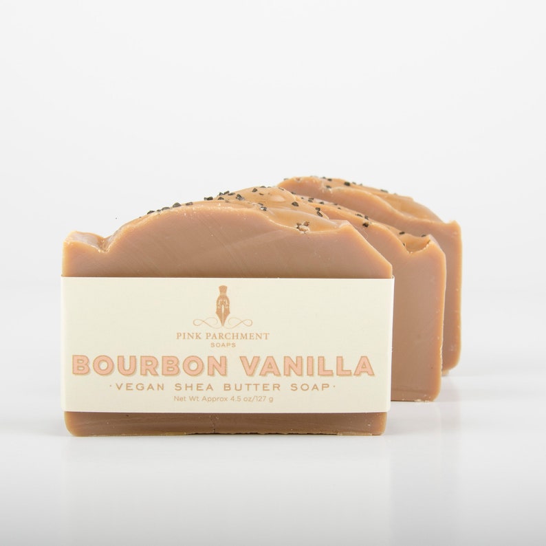 Savon à la vanille bourbon cadeau Saint Valentin pour lui cadeau bourbon cadeau fête des pères cadeau petit ami image 2