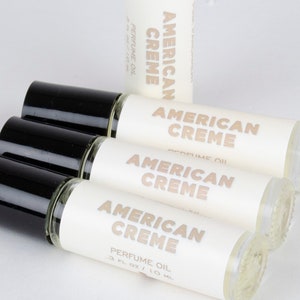 American Creme Perfume Roll On Perfume Oil - Vanilla | Jasmine | Violet