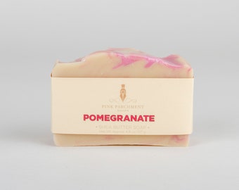 Handmade Pomegranate Soap - Soap For Women - Cold Process - Gifts for her - Holiday  Stocking Stuffer