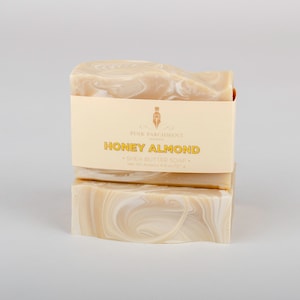Honey Almond Handmade Soap - Shea Butter, Sensitive Skin