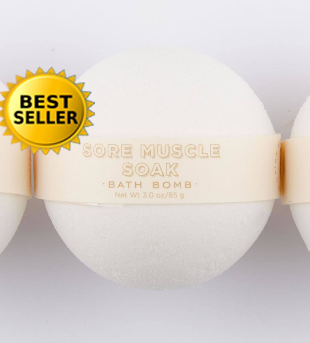 Sore Muscle Soak Bath Bomb All Natural Bath Bomb Fizzie Etsy