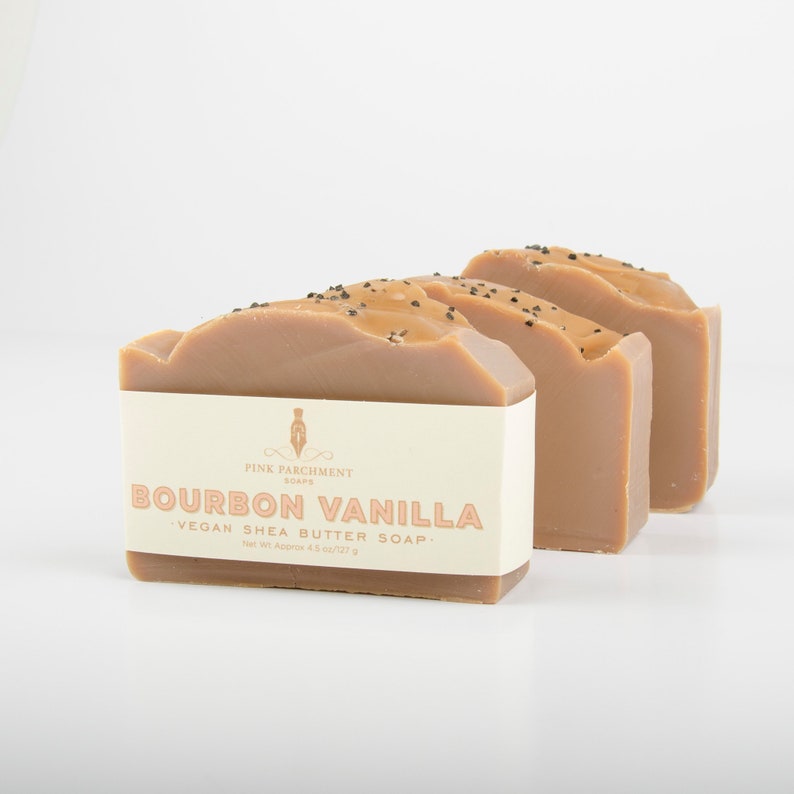 Savon à la vanille bourbon cadeau Saint Valentin pour lui cadeau bourbon cadeau fête des pères cadeau petit ami image 4