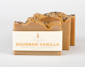 Bourbon Vanilla Soap - Bar Soap For Men - Body Soap - Fathers Day Gift - Stocking Stuffer