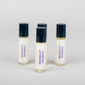 Pumpkin Lavender Perfume Oil - Pumpkin Pie and Lavender Roll On Perfume Oil, Intriguing Perfume
