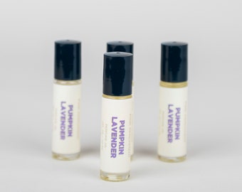 Pumpkin Lavender Perfume Oil - Pumpkin Pie and Lavender - Intriguing Perfume