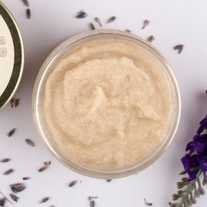 Pumpkin Lavender Sugar Scrub Emulsified Shea Butter Scrub Exfoliating Scrub image 4