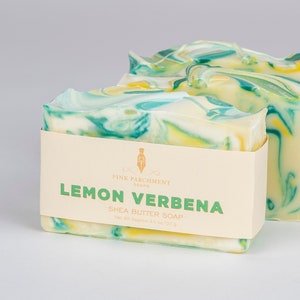 Lemon Verbena Soap | Handmade Cold Process Bar Soap | Shea Butter Soap | Lemon Scented Soap