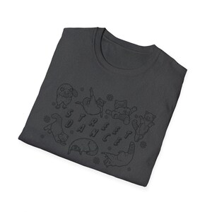 Street Dance Raccoons T-Shirt Retro 80s Style Fun Graphic Tee Casual Wear Animal Lover Gift image 9