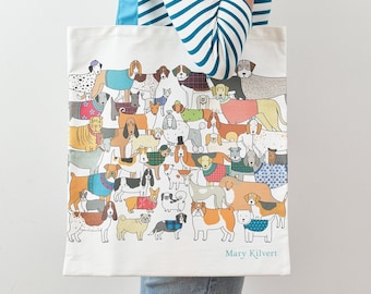 Pack of Proud Pooches Bag in Cotton Canvas